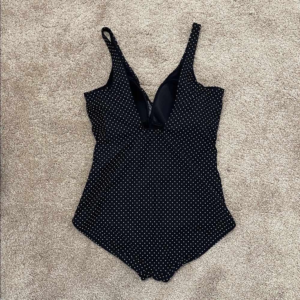 Miraclesuit Oceanus Pin Point One-Piece Swimsuit - Picture 6 of 9